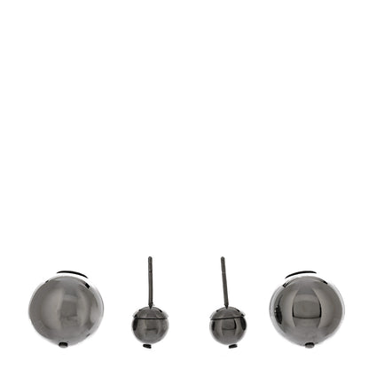 Christian Dior Metal Mise En Dior Tribal Earrings Black Ruthenium 3 of 5