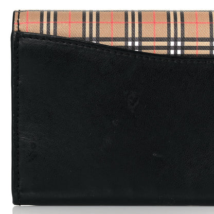 Burberry Calfskin Mini Vintage Check Harris Wallet Antique Yellow 14 of 14