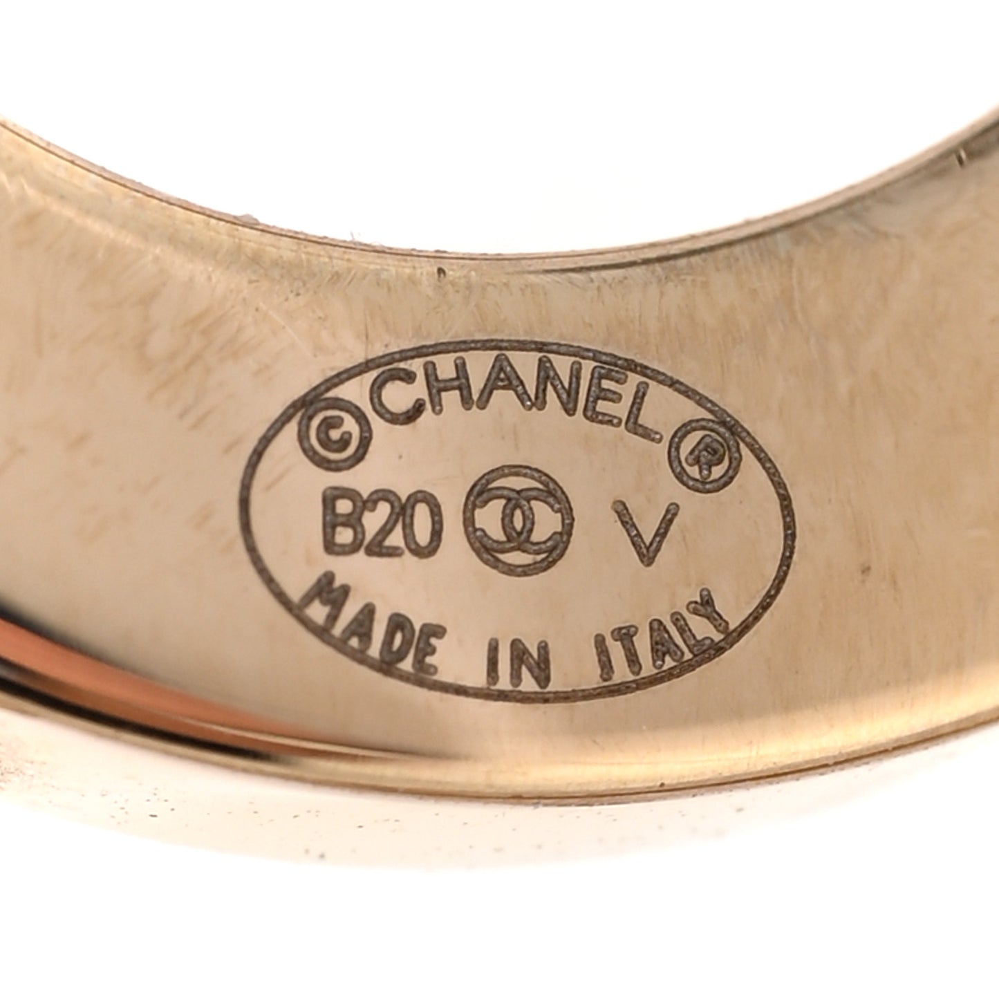 Metal Cha-Nel Logo Drop Earrings Gold