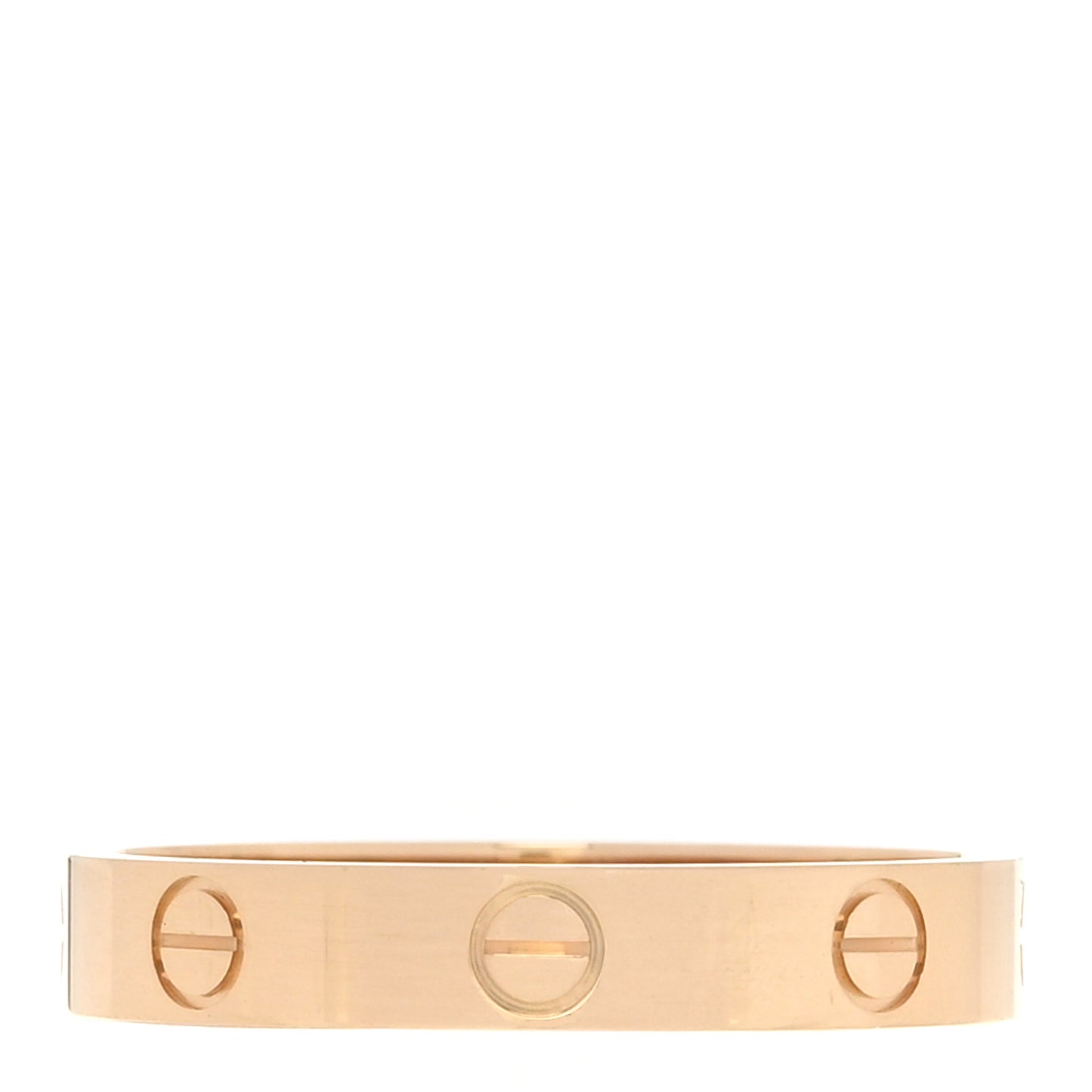 18K Yellow Gold 3.5mm LOVE Wedding Band Ring 59 8.75
