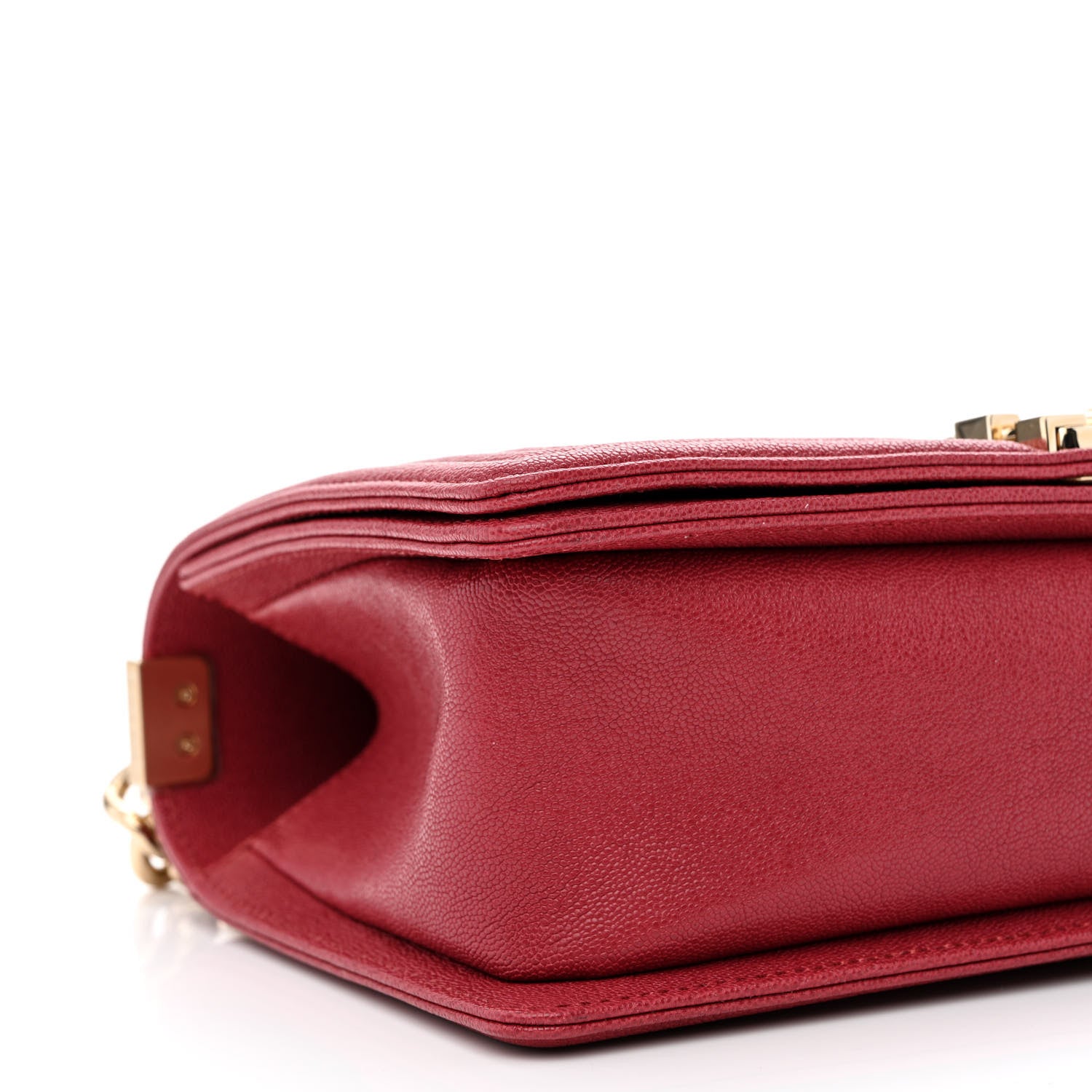 Chanel Caviar Quilted Medium Boy Flap Red 9 of 12