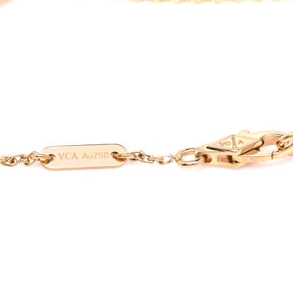 Van Cleef & Arpels 18K Yellow Gold Mother of Pearl Sweet Alhambra Butterfly Bracelet 5 of 6