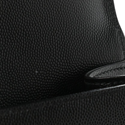 Saint Laurent Grain De Poudre Classic Monogram Kate Clutch Black 8 of 13