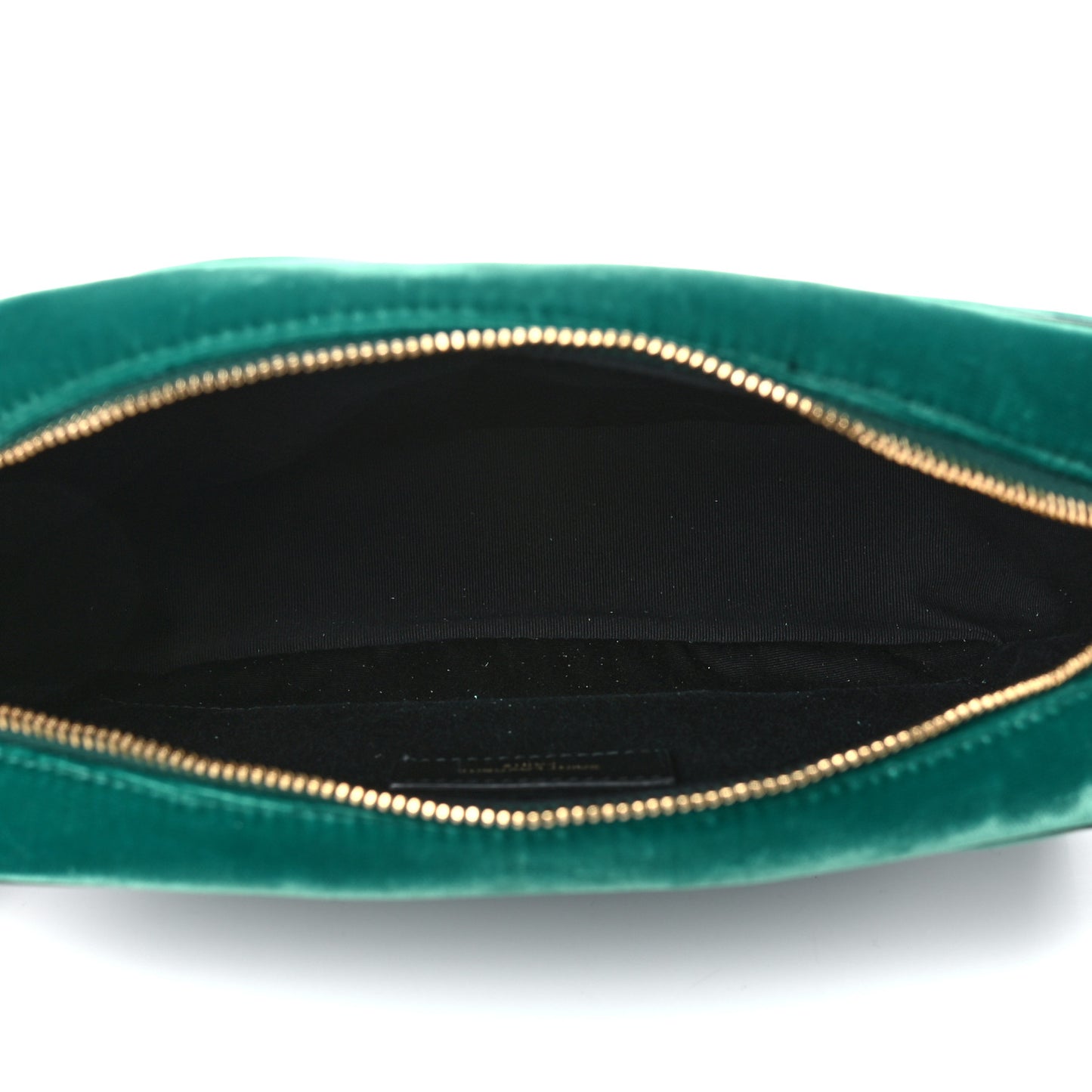 Velvet Matelasse Monogram Lou Camera Bag Deep Malachite