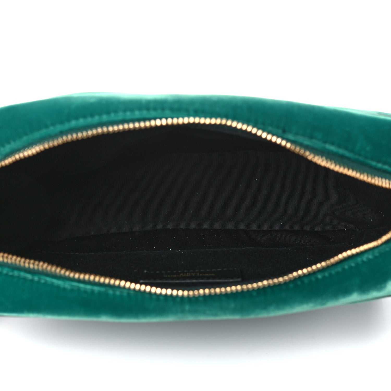 Saint Laurent Velvet Matelasse Monogram Lou Camera Bag Deep Malachite 5 of 12