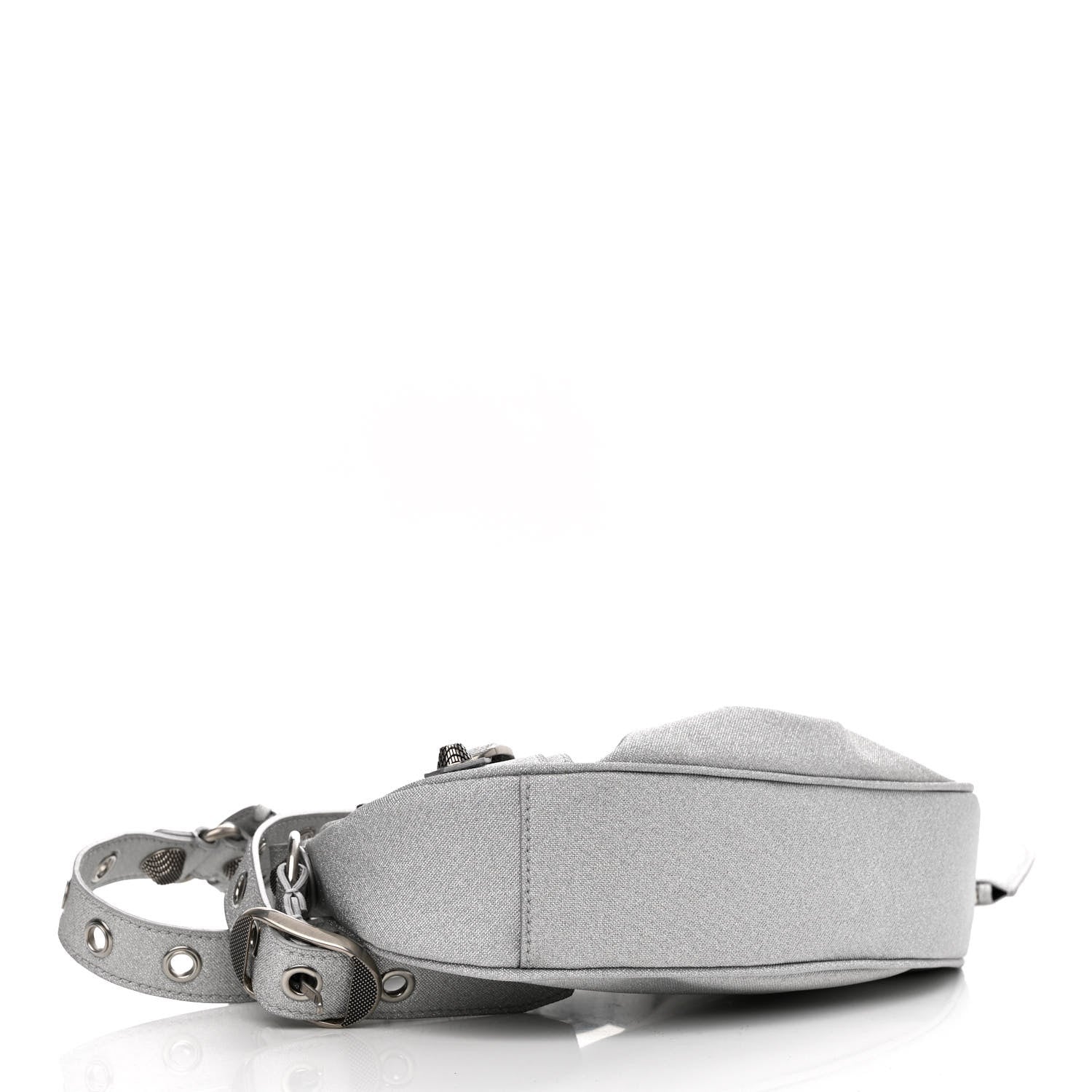 Balenciaga Sparkling Fabric Le Cagole Shoulder Bag XS Silver 4 of 10