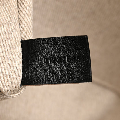Chloe Cotton Shiny Calfskin Medium Woody Ribbon Tote Obscure Navy 7 of 12