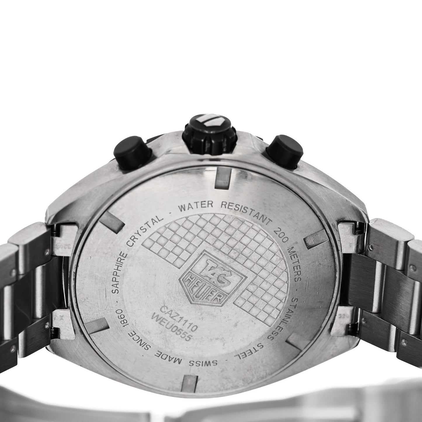 Stainless Steel 41mm Formula 1 Chronograph Quartz Watch Black CAZ1110