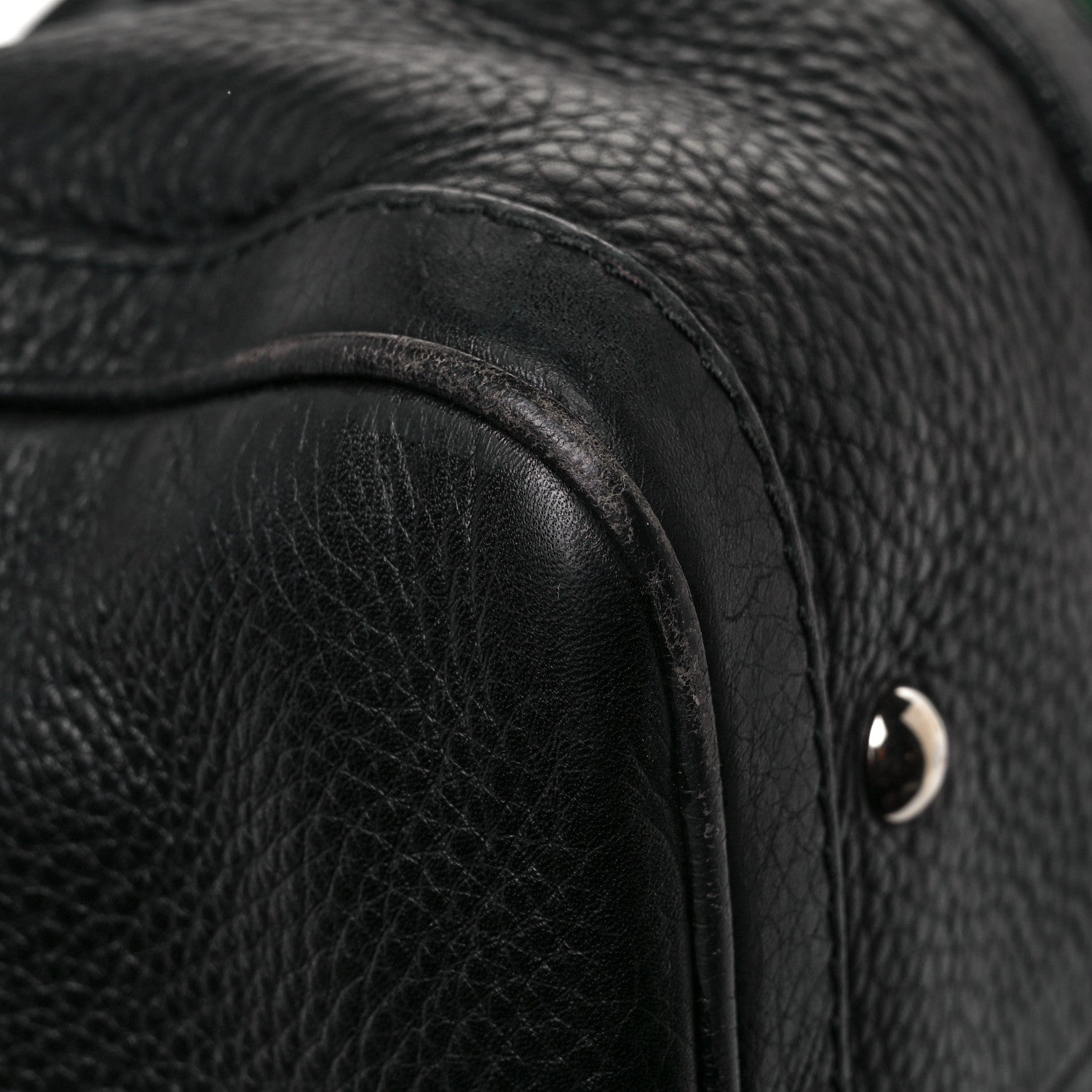 Gucci Calfskin Vintage Web Medium Boston Black 14 of 14