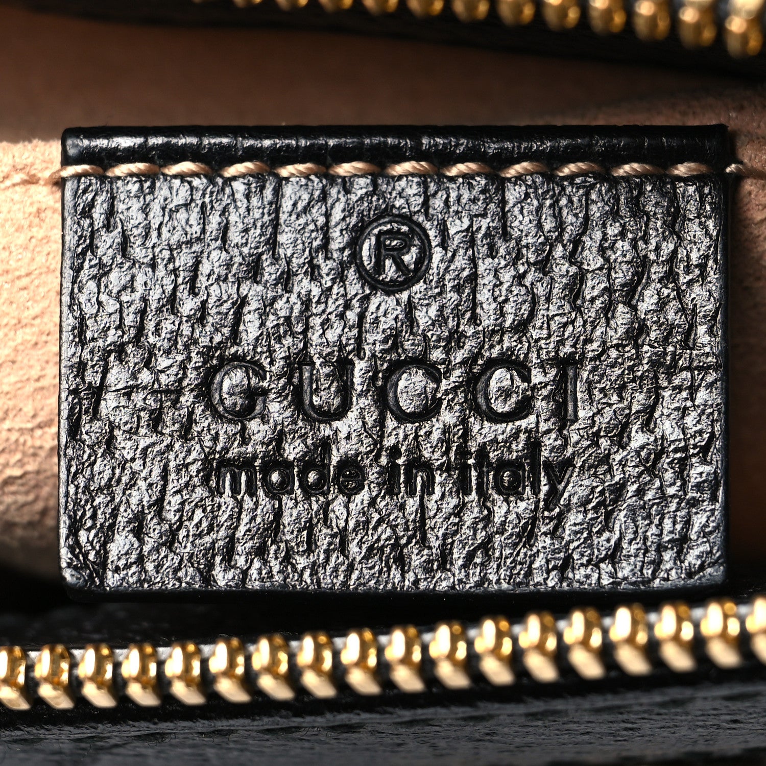 Gucci Textured Calfskin Web Small Ophidia Tote Bag Black 6 of 11