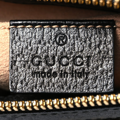 Gucci Textured Calfskin Web Small Ophidia Tote Bag Black 6 of 11