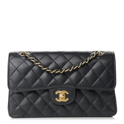 Chanel Caviar Quilted Small Double Flap Black 1 of 11