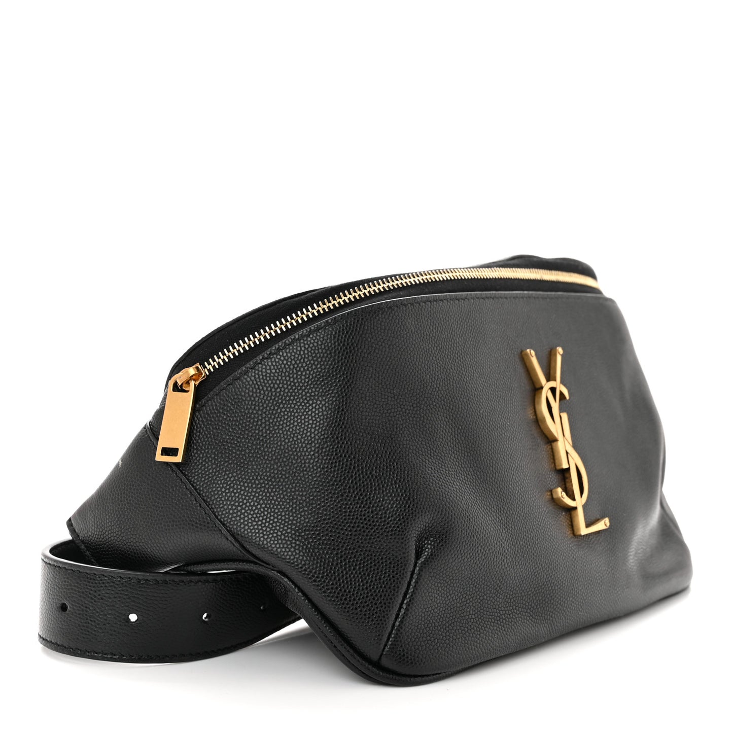 Grain De Poudre Monogram Belt Bag Black