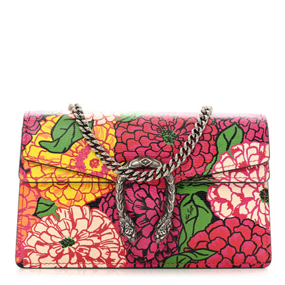 Gucci X KEN SCOTT New Shangai Calfskin Pomponica Print Super Mini Dionysus Shoulder Bag Multicolor 1 of 9