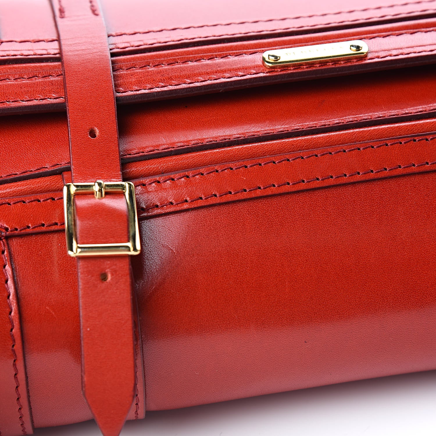 Burberry Bridle Calfskin Doyle Crossbody Red 14 of 18
