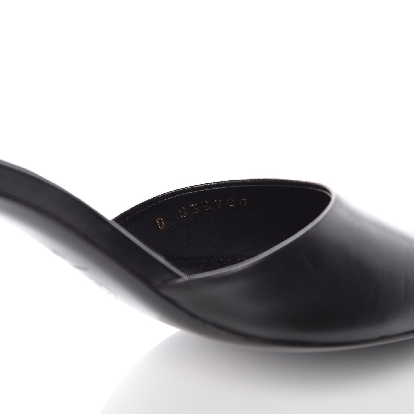 Calfskin Grosgrain CC Mules 38.5 Black