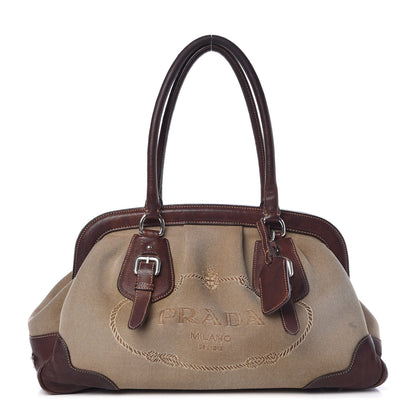 Prada Jacquard Logo Frame Brown 1 of 12