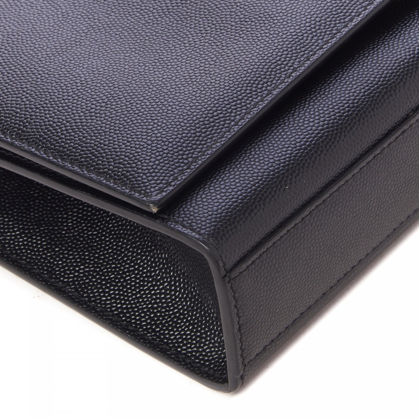 Grain De Poudre Medium Classic Monogram Kate Satchel Black