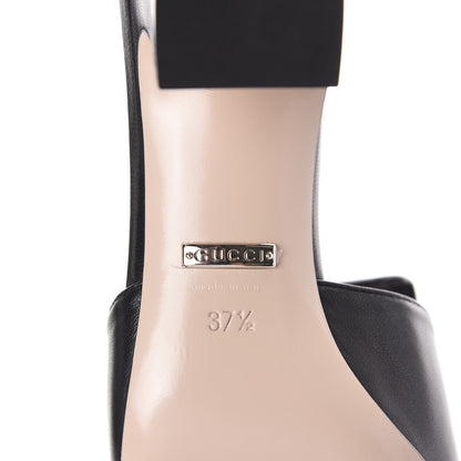 Gucci Malaga Kid Crystal Square G Madelyn 60mm Mules 37.5 Black 6 of 7