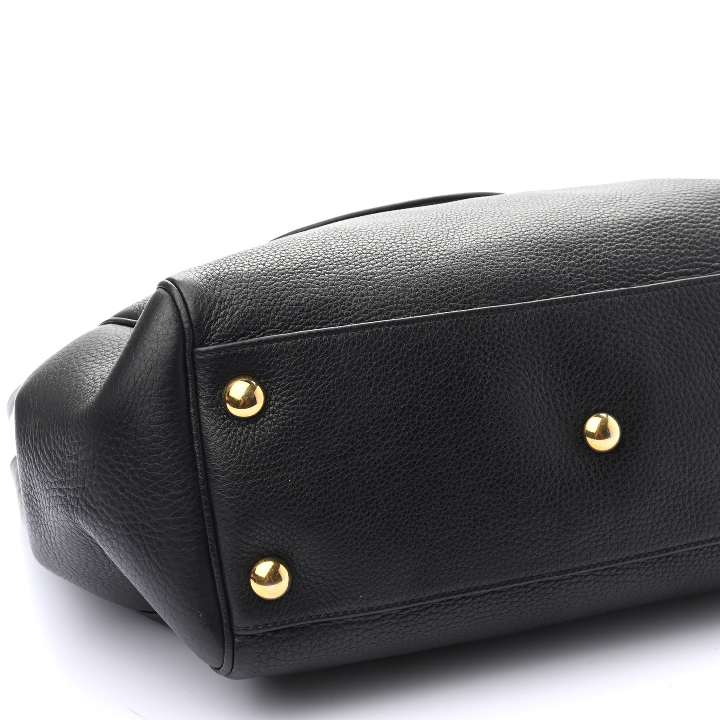 Pebbled Calfskin Medium 1973 Tote Black
