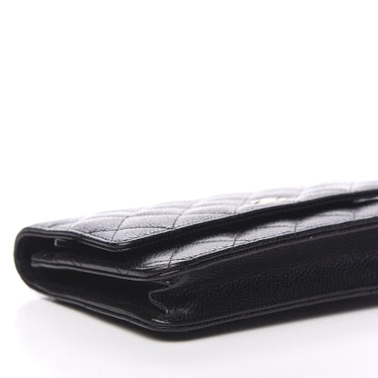 Chanel Caviar Quilted Wallet On Chain WOC Black 8 of 11
