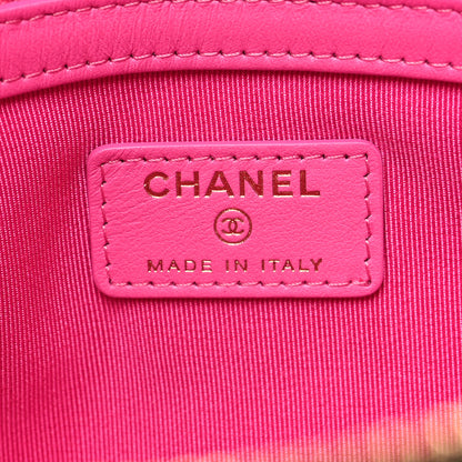 Chanel Fabric Quilted Neon Graffiti O Case Black Multicolor 6 of 10