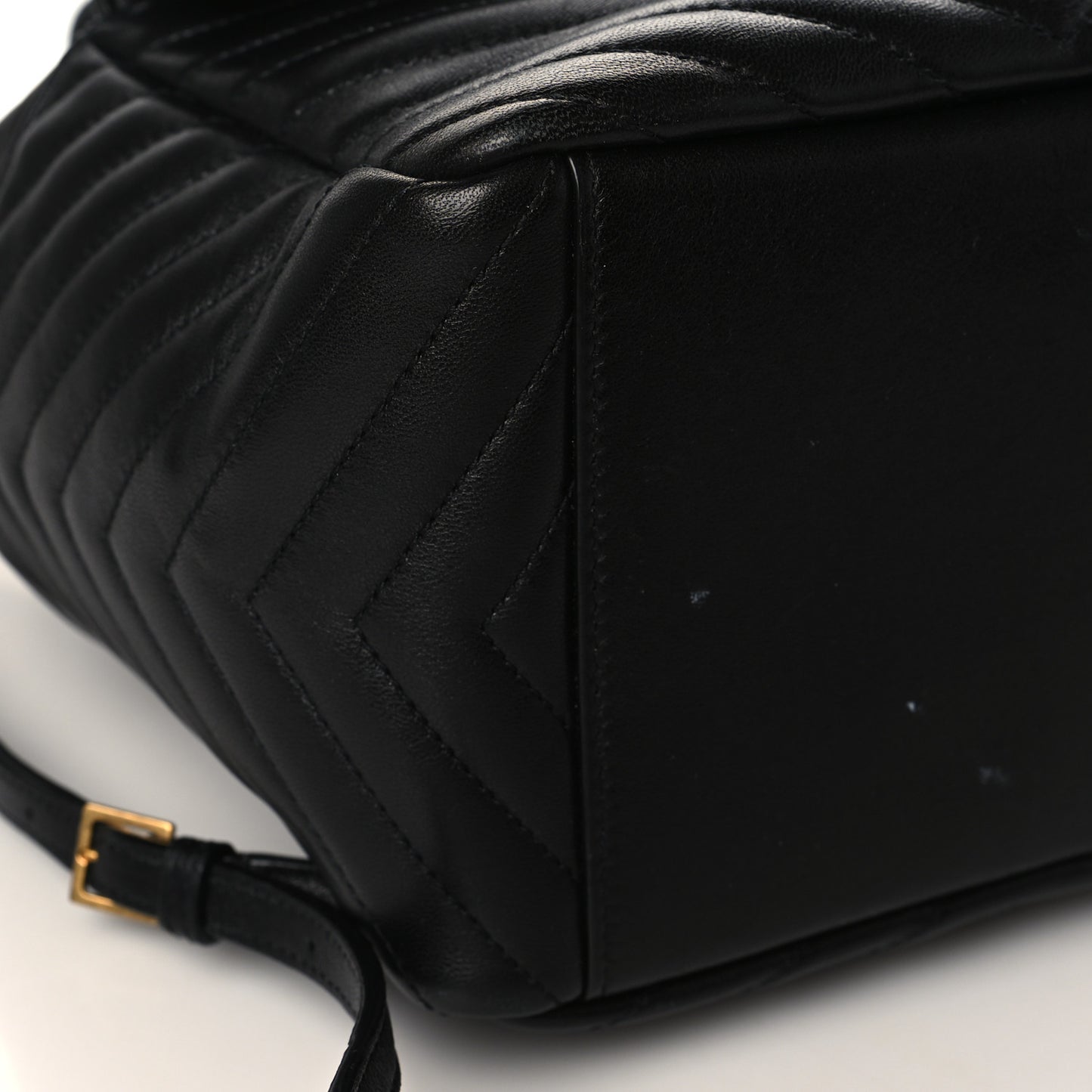 Lambskin Matelasse Monogram Joe Backpack Black