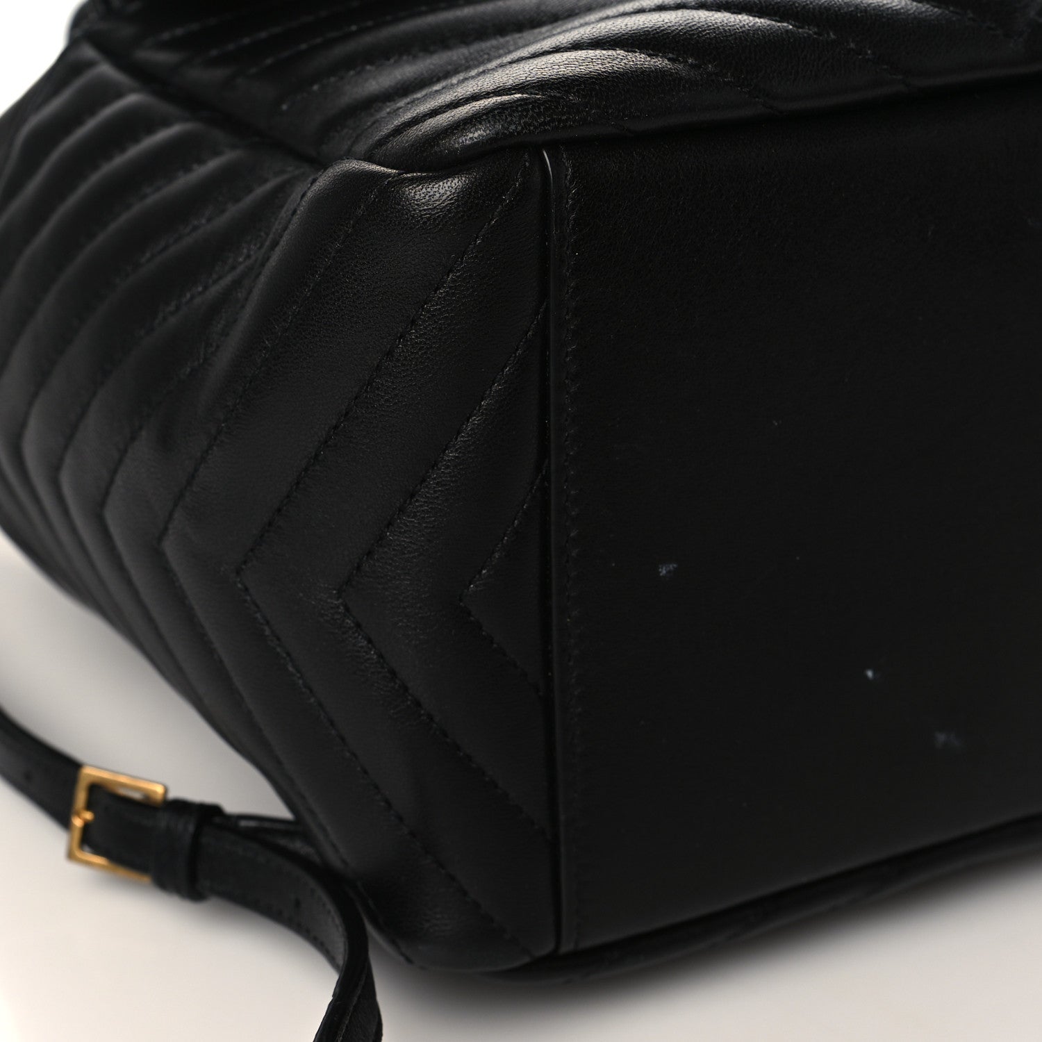 Saint Laurent Lambskin Matelasse Monogram Joe Backpack Black 7 of 8