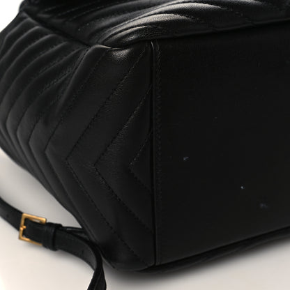 Saint Laurent Lambskin Matelasse Monogram Joe Backpack Black 7 of 8