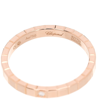 Chopard 18K Rose Gold Diamond Ice Cube Band Ring 53 6.25 4 of 6