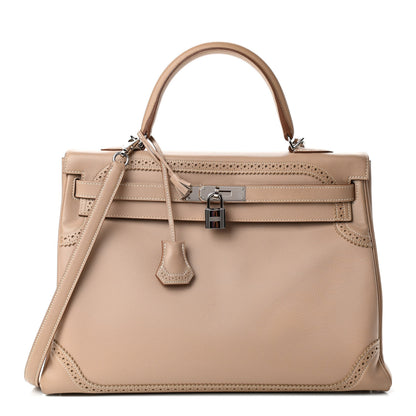 Hermes Swift Grain d'H Ghillies Kelly 35 Argile 1 of 11