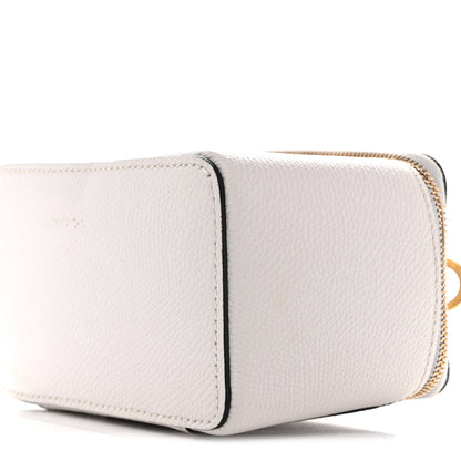 Valentino Garavani Grained Calfskin VSling Vanity Case White 9 of 12