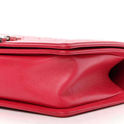 Chanel Lambskin Quilted Medium Boy Flap Fuchsia 9 of 17