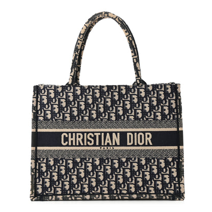 Christian Dior Oblique Medium Book Tote Blue Multicolor 1 of 10