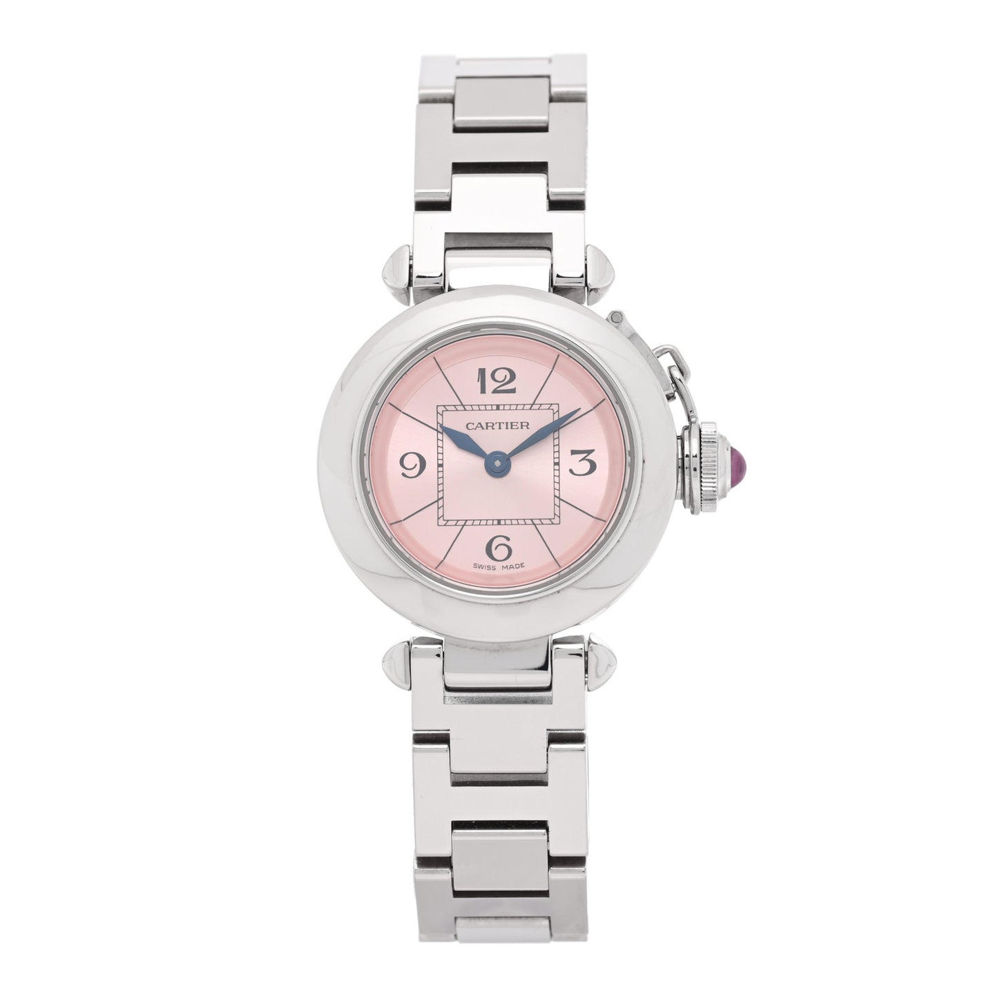 Stainless Steel 27mm Miss Pasha Quartz Watch Pink