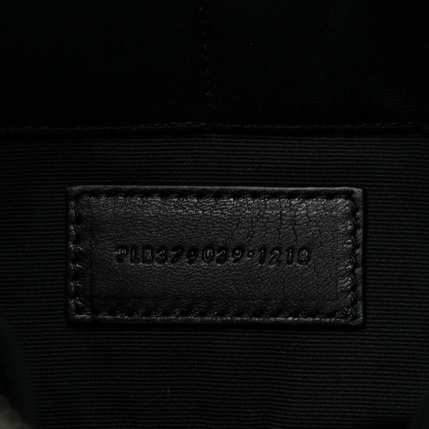 Saint Laurent Canvas Bandana Chevron Monogram A5 Wristlet Black 7 of 8