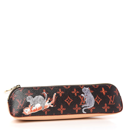 Louis Vuitton Catogram Elizabeth Pouch Orange Marron 2 of 7