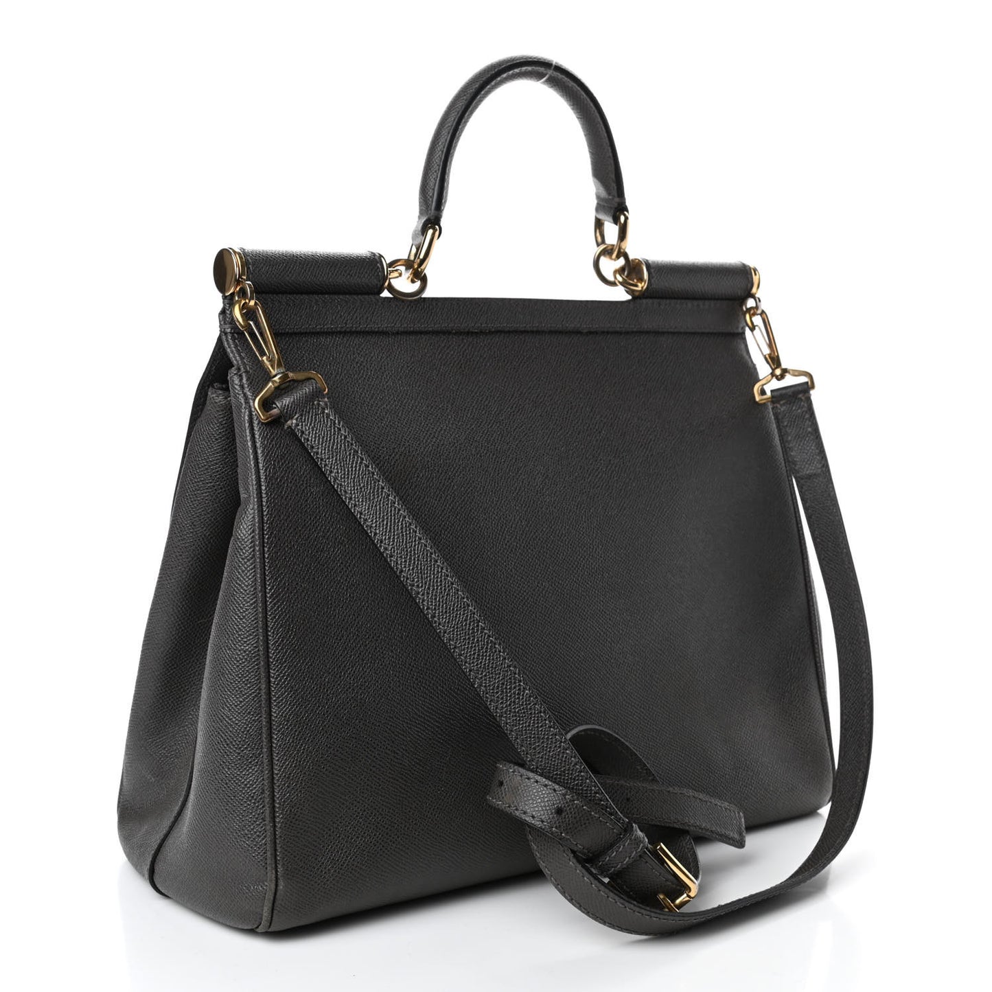 Dauphine Large Miss Sicily Satchel Black