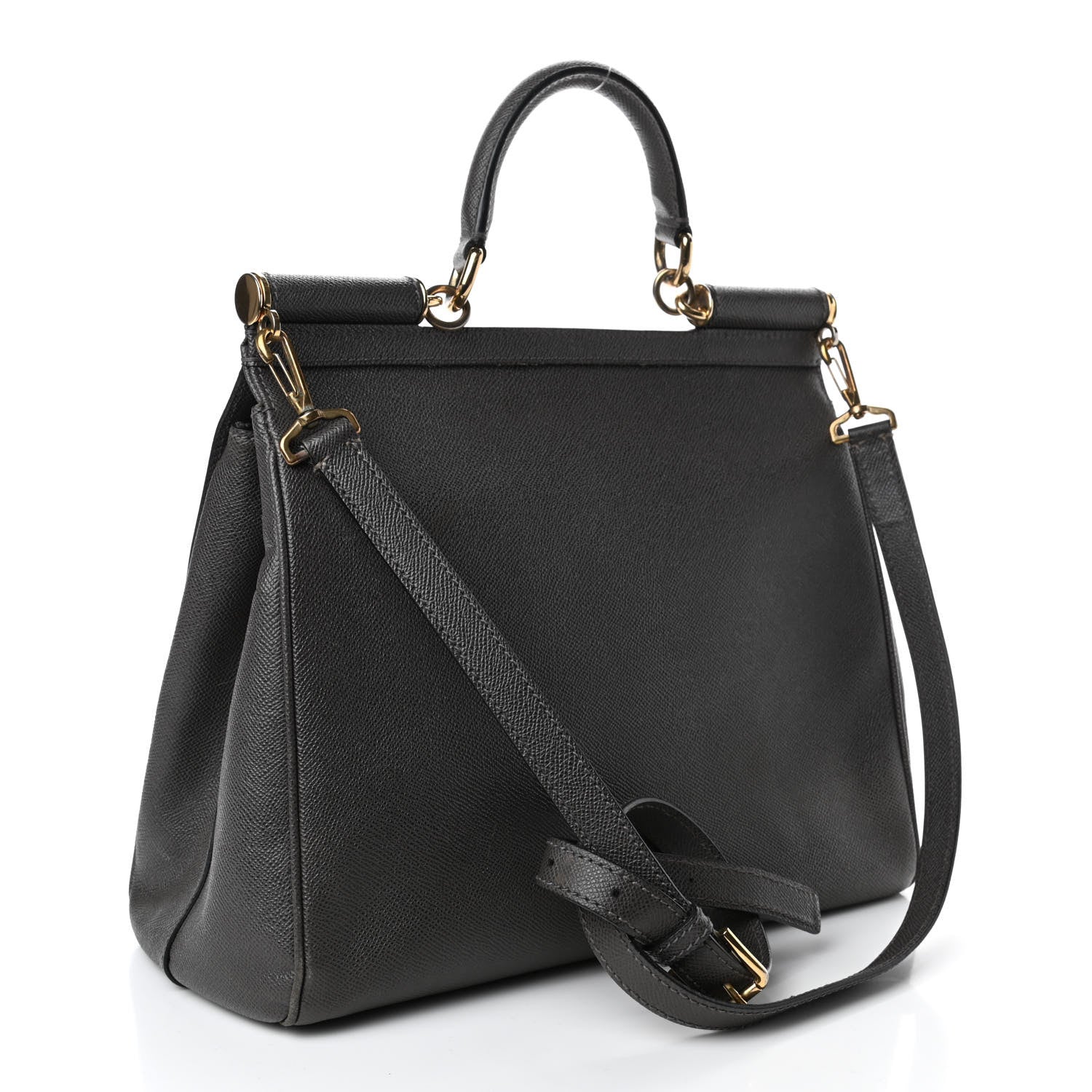 Dolce & Gabbana Dauphine Large Miss Sicily Satchel Black 2 of 4