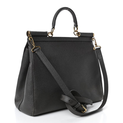 Dolce & Gabbana Dauphine Large Miss Sicily Satchel Black 2 of 4