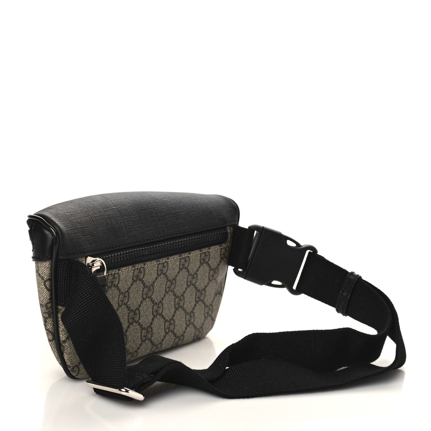GG Supreme Monogram Belt Bag Black