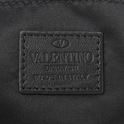 Valentino Garavani Nylon Camouflage Large Zip Pouch Black 6 of 7