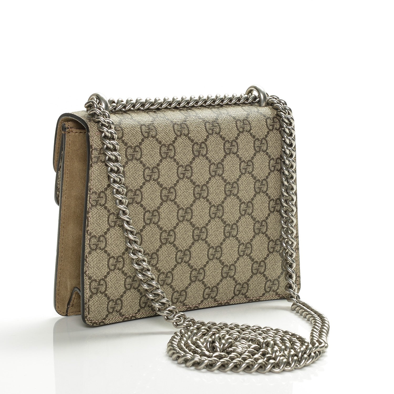 Gucci GG Supreme Monogram Mini Dionysus Shoulder Bag Taupe 3 of 6