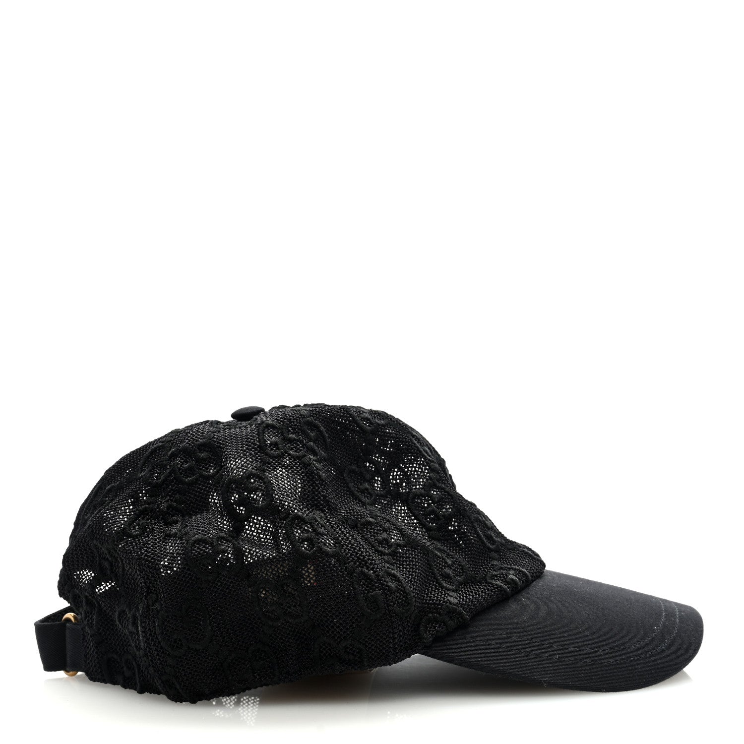Gucci GG Mesh Baseball L Hat Black 5 of 8