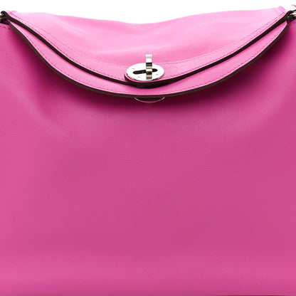 Hermes Swift Epsom Lindy 30 Tressage De Cuir Magnolia Bleu Saphir Craie 8 of 11
