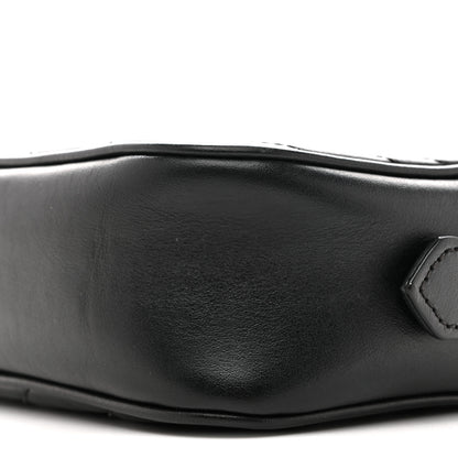 Gucci Calfskin Matelasse Mini GG Marmont Chain Shoulder Bag Black 10 of 14