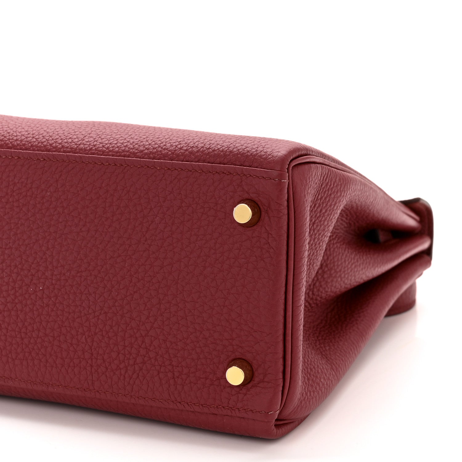 Hermes Togo Kelly Retourne 28 Rubis 10 of 16