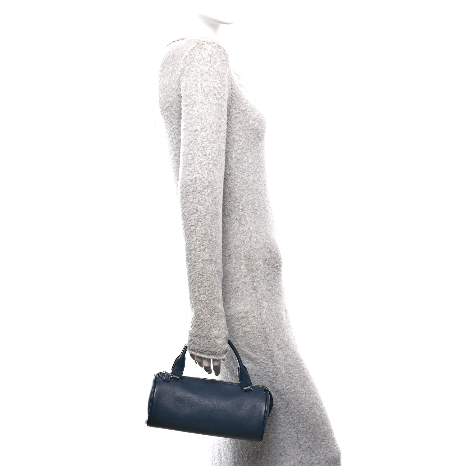 The Row Grained Calfskin Edith Bag Prussian Blue 2 of 9