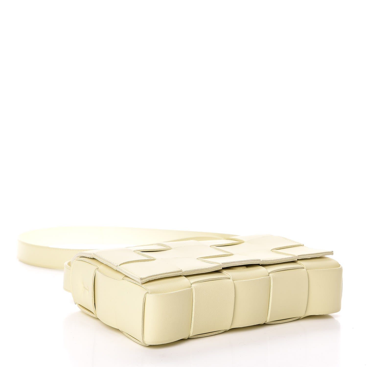 Bottega Veneta Nappa Maxi Intreccio Cassette Bag Ice Cream 4 of 11