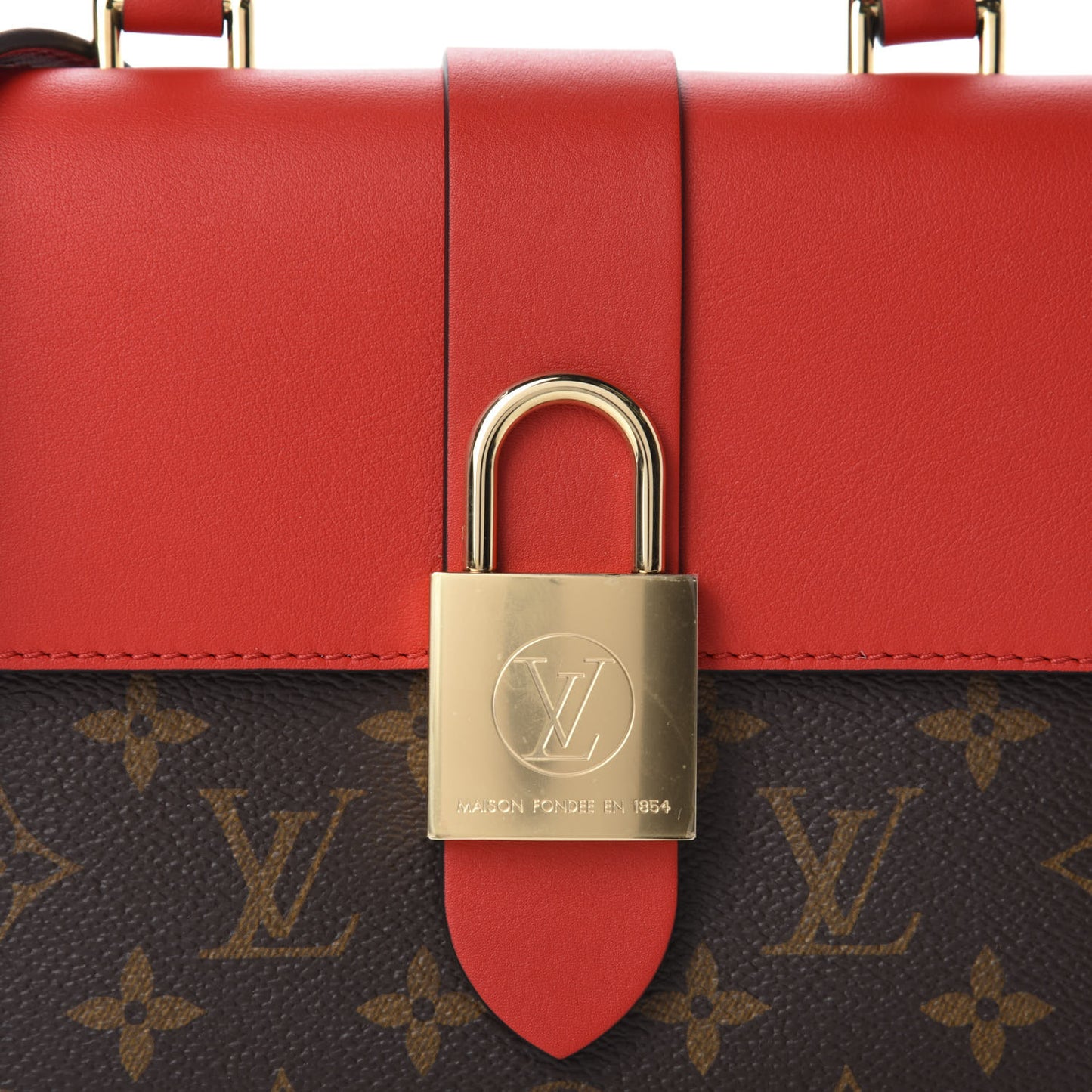 Monogram Locky BB Coquelicot